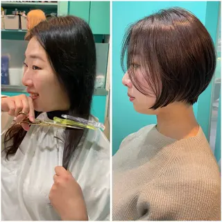 ショート カラー 🫧ショート/ボブ 池袋西口・泡渕✂️のヘアスタイル