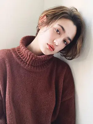 ショート ブリーチダブルカラー 【koide】のヘアスタイル