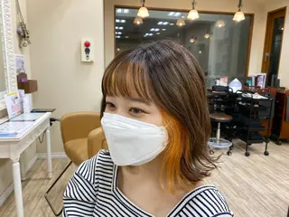 カラー SALOWIN栄 高須大貴のヘアスタイル