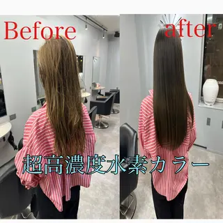 ロング カラー ヘアアレンジ 美髪矯正・レイヤー 倉友哉のヘアスタイル