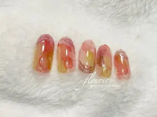ネイル フルリール 【プライベートサロンのネイルデザイン