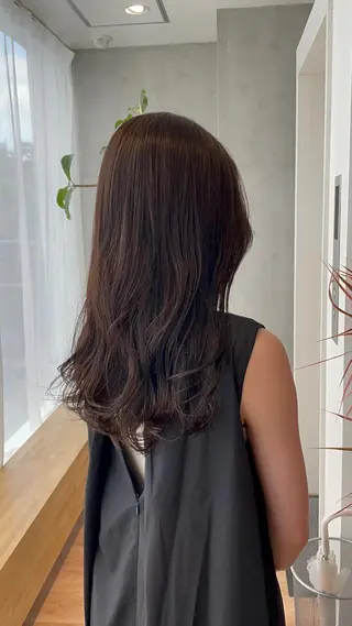 セミロング カラー 🐣Say.ree ひらいで ななみ🐣のヘアスタイル