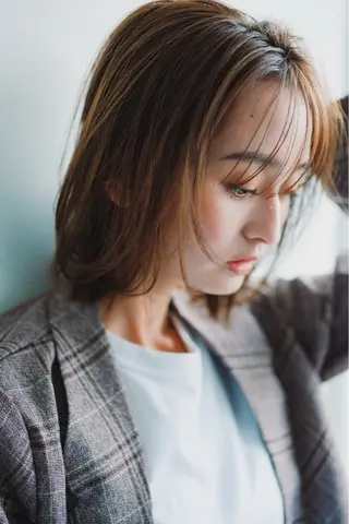 ミディアム カラー 似合わせ美髪ヘア✨ 天王寺．阿倍野🌈のヘアスタイル