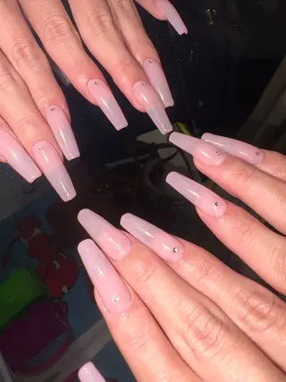 ネイル 33nail✴️栄 スミレ❇️Gel-xのネイルデザイン