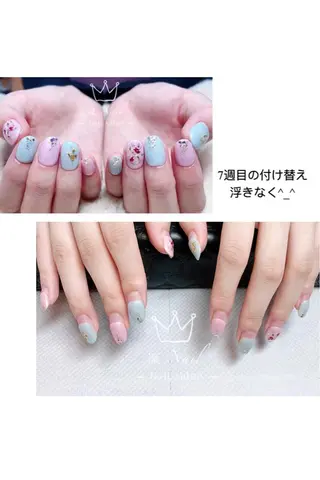 ショート カラー ネイル Le’a NailSalonのネイルデザイン