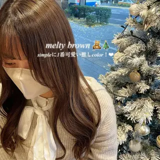 カラー 𝙢𝙞𝙮𝙪🎀 girly hairのヘアスタイル