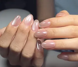 ネイル By moonネイル 🌷ワンホン/韓国風のネイルデザイン