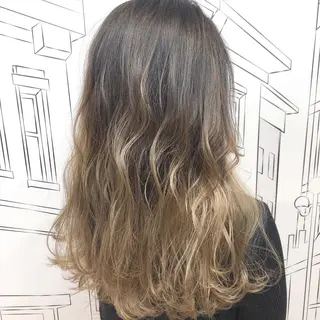 セミロング カラー TOMOKA 艶髪/透明感カラーのヘアスタイル