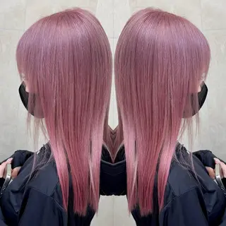 セミロング 枝毛カット&髪質改善 満足NO.1岡しゃんのヘアスタイル