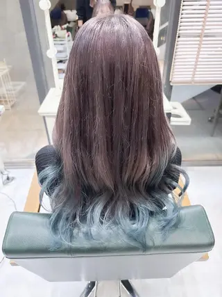 ロング ヘアアレンジ カラー Days 透明感カラーのヘアスタイル