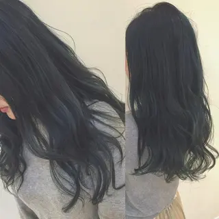 ミディアム セミロング ロング カラー パーマ ハイトーン×髪質改善 KENTAのヘアスタイル