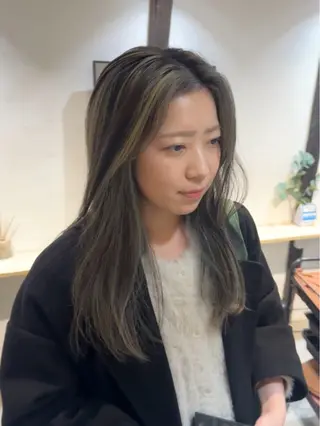 ロング 艶カラー 🩵NATSUKIのヘアスタイル