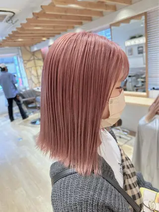 ミディアム 新宿 木下拓哉のヘアスタイル