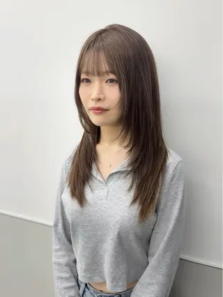ロング カラー 韓国ヘア🇰🇷 スズキのヘアスタイル
