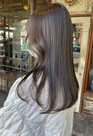 セミロング カラー risako🇰🇷 韓国ヘア/レイヤーのヘアスタイル