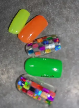 ネイル Spiky とうげ ふうかのネイルデザイン