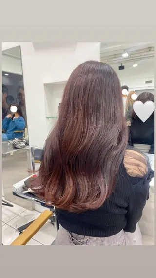 カラー RISA ♡/のヘアスタイル