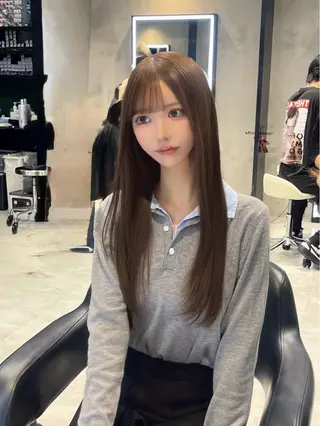 ロング 韓国ヘア🇰🇷 YURIYAのヘアスタイル