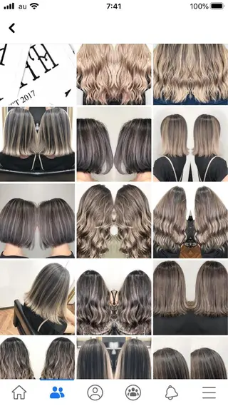 カラー 坂野 結子のヘアスタイル