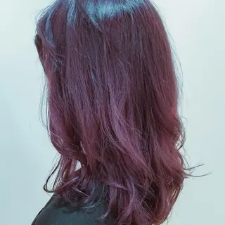 カラー ミディアム 美谷添(ミヤゾエ) まどか大人ヘアサロンのヘアスタイル