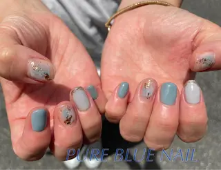 ネイル PURE BLUE NAILのネイルデザイン