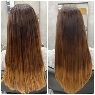 ロング カラー すぐ巻ける縮毛矯正 🍀勝倉　麗のヘアスタイル