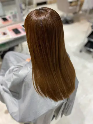 ロング 芝田 望優のヘアスタイル