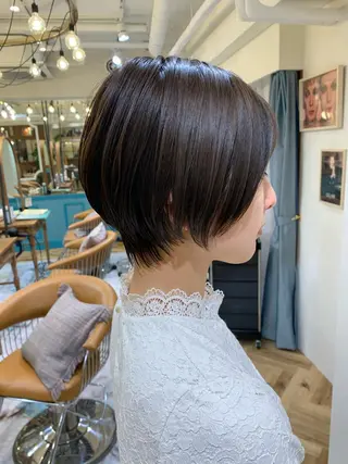 ショート レイヤー/縮毛矯正 髪質改善/e_kiのヘアスタイル