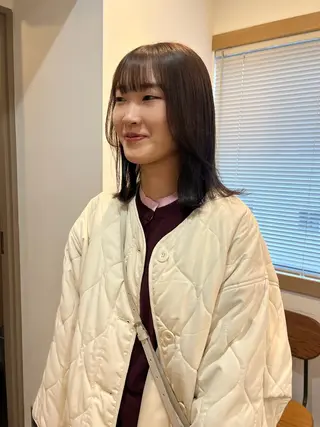 ミディアム すみか / カットモデル募集のヘアスタイル