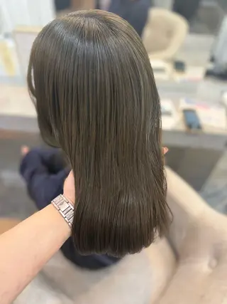 ミディアム 🦋ami/浦和 ブリーチ／韓国🦋のヘアスタイル