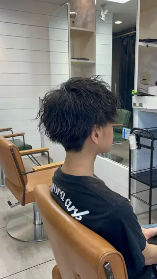 ショート パーマ メンズ 似合わせ/前髪カット /店長   村上直也のヘアスタイル