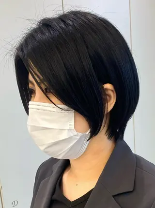 ショート 【ショート/ボブ 丸みショート】深萱のヘアスタイル