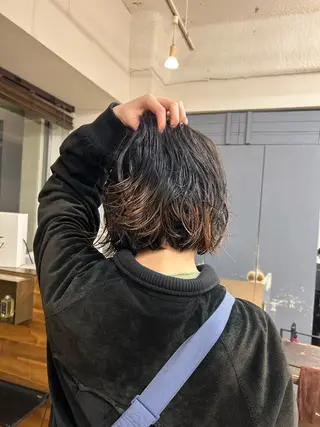 ショート カラー 大阪デザインカラー/ カットモデル募集のヘアスタイル