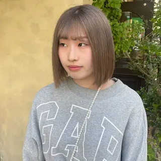 カラー 透明感カラー/ 縮毛矯正/ユイ☆彡のヘアスタイル