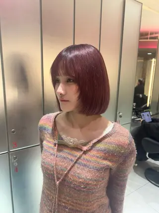 ショート 山﨑 ちなつのヘアスタイル