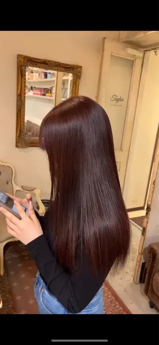 カラー 北川 茉奈のヘアスタイル