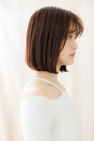 ミディアム カラー 透明感カラー✨ よしの じろうのヘアスタイル