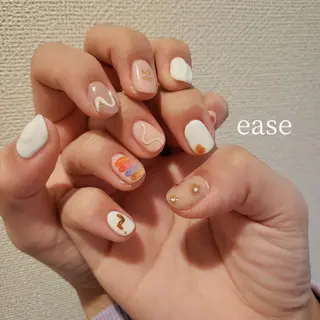 ショート カラー キッズ パーマ ネイル マツエク・マツパ ヘアアレンジ アイブロウ メンズ ChouChou  NAILSALONのネイルデザイン