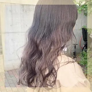 ロング カラー ヘアアレンジ 🫧柔色/トレンド カラー/川辺晴加のヘアスタイル