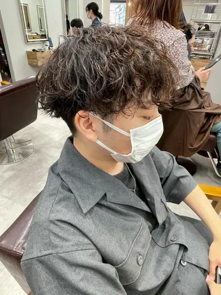 ショート パーマ ヘアアレンジ メンズ 🔥メンズ特化🔥 木村 祐太のヘアスタイル