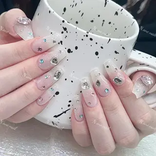 ネイル 長いだし/スカルプ/ パラシェルN.oneのネイルデザイン