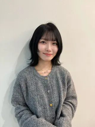 ミディアム マツオカ マコのヘアスタイル