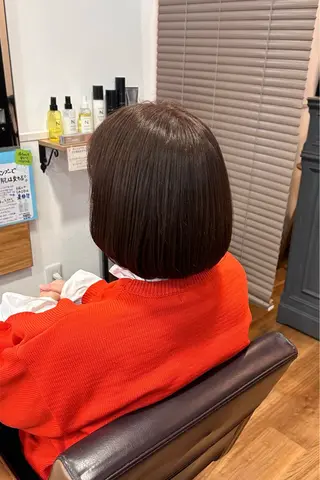 ミディアム カラー 原田 歩実のヘアスタイル