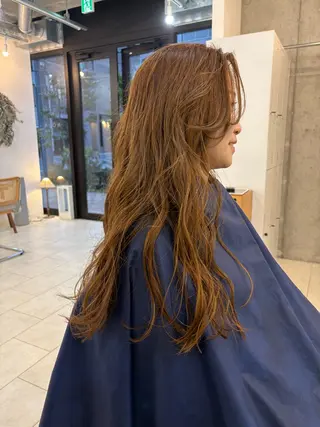 ロング カラー eri kinjoのヘアスタイル