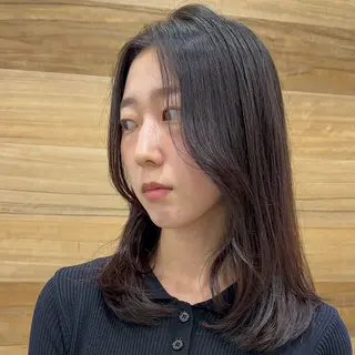 セミロング 黒須 蓮太のヘアスタイル