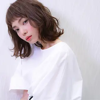 ミディアム YOKOI SHINJIのヘアスタイル