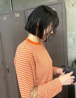 ミディアム maho/垢抜け カラーパーマメイクのヘアスタイル