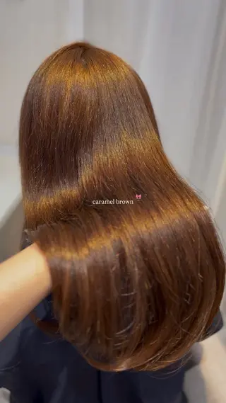 カラー Yuui🩰アレンジ /髪質改善カラーのヘアスタイル