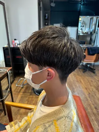 ショート メンズ 金子 富士のヘアスタイル