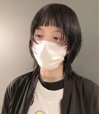 ショート カラー スキバサミを使わない カット🌼唯🌼のヘアスタイル